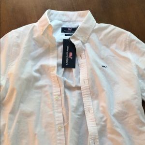 Boy’s Vineyard Vines white broadcloth button-down